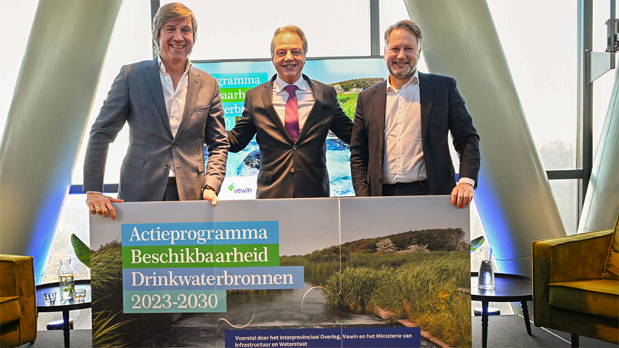 Vewin, IPO en ministerie presenteren actieprogramma om beschikbaarheid drinkwater te garanderen