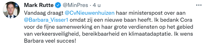 Tweet Rutte